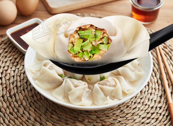 三寶大蔥鮮肉餛飩